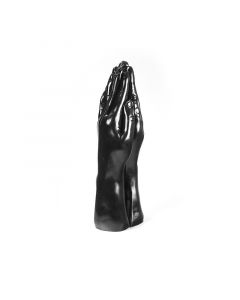 Dark Crystal Zwarte  Buttplug Hands - 34 cm