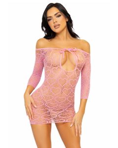 Heart Net Mini Jurkje - Roze
