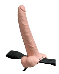 Holle Vibrerende Strap-on - 25.4 cm voor