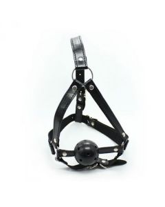 Hoofd Harnas met Ballgag zijkant