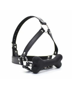 Hoofdmasker met Zwart Honden Bot