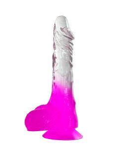 Jelly Dildo Fade Out - Paars los