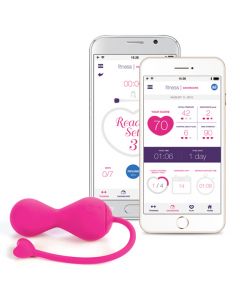 Kegel Ei met App Connection - Roze app