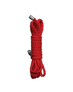 Kinbaku Mini Rope - 1,5m - Rood los