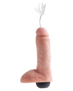 King Cock - Spuitende dildo 20 cm - Huidskleur