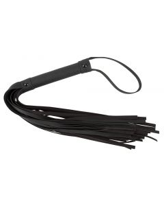 Kunstleren Flogger - Zwart los