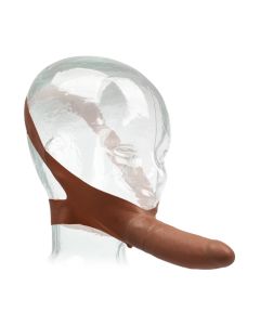 Latex Dildo Masker - Bruin voorbeeld