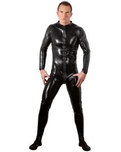 Latex Overall met Tweezipsrits  kopen