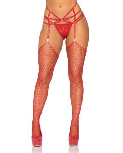 Leg Avenue Rhinestone Jarretelgordel - Rood