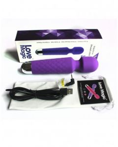 Love Magic Mini Wand - Paars met verpakking
