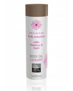 Luxe Eetbare Body Olie - Framboos