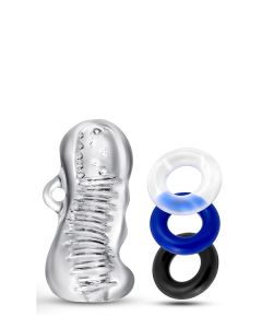 Masturbator Kit met Cockringen los