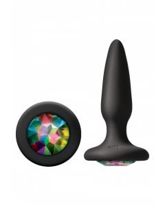 Mini Buttplug met Gekleurde Steen