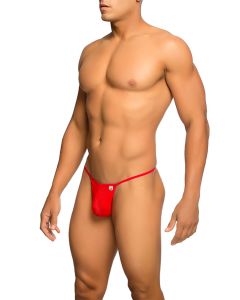 MOB Sheer T-Back Thong - Rood