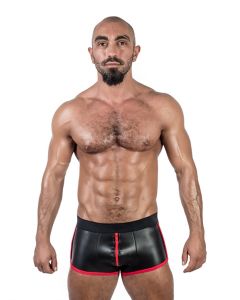 Neopreen Short 3 Zip - Rood voorkant