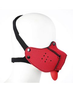 Neoprene Puppy Dog Rood Mond masker