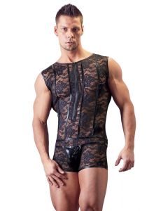 Netstof Body Met Bloemenpatroon kopen