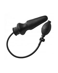Opblaasbare Buttplug Expand XL - Zwart zijkant