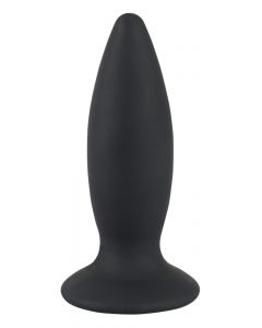 Oplaadbare Buttplug met Vlakke Basis M - Black Velvets
