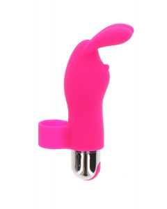 Oplaadbare Vinger Vibrator Bunny Pleaser - Roze
