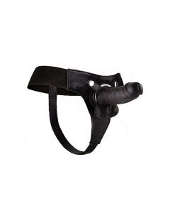 Realistische dildo met strap-on harnas, 20,3 cm