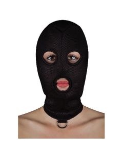 BDSM masker van netstof met D-ring