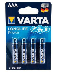 VARTA  AAA Batterijen - 4 Stuks