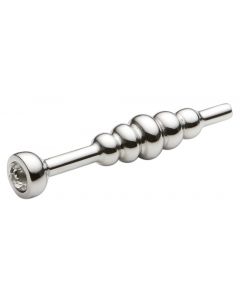 Penis Plug met Juweel - Zilver zijkant