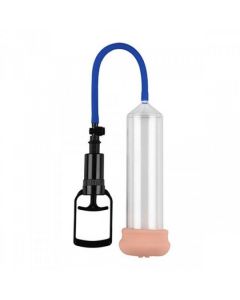 Penispomp met Trekgreep en Vagina Sleeve- Pump Up