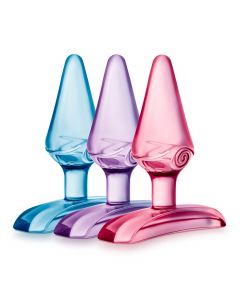 Play Hard with Me Mini Buttplug blauw