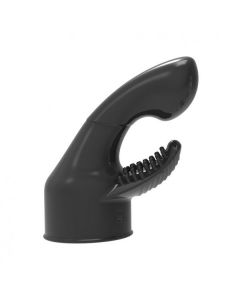 Power Head Dual Stimulation Opzetstukje Zwart
