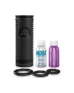 EZ Grip Stroker Masturbator Set - Zwart