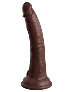 Realistische Dildo 2Density Silicone Cock 7 Inch - Bruin