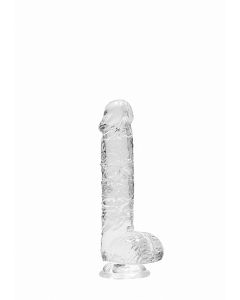 Realrock Crystal dildo - 17.00 cm Lang transparant
