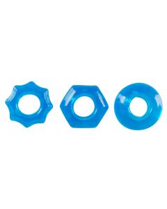Rekbare Cockringen Set - Blauw