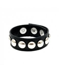 Rimba - Luxe Lederen Cockring met Studs