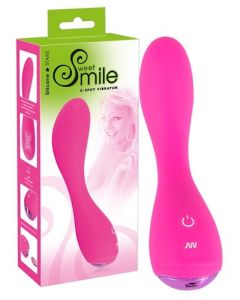 Roze Vibrator met een Dikke Gebogen G-spot Kop kopen
