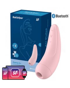 Satisfyer Curvy 2+ met App Connect - Roze