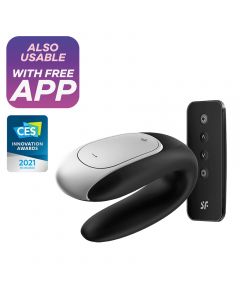 Satisfyer Duo Vibrator - Double Fun Zwart