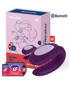 Satisfyer Double Joy App-Connect - Paars voorkant