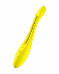 Satisfyer Elastic Joy Multi Vibrator - Geel push button