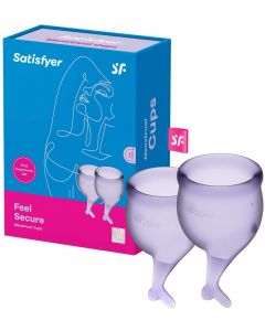 Satisfyer - Feel Secure Menstruatie Cup Set Lila