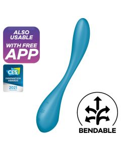 Satisfyer G-Spot Flex 5 Vibrator - Blauw