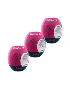 Satisfyer Masturbator Eggs Naughty - 3-stuks