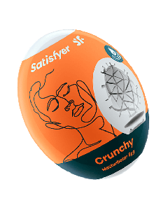 Satisfyer Masturbator Egg - Crunchy voor