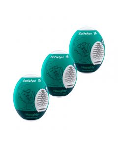 Satisfyer Masturbator Eggs Naughty - 3-stuks