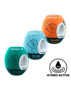 Satisfyer Masturbator Eggs 3-delig - Pack 1