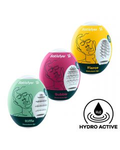 Satisfyer Masturbator Eggs 3-delig - Pack 2