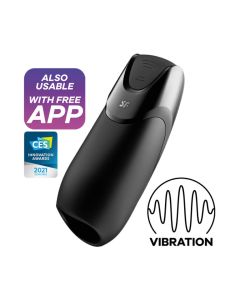 Satisfyer Men Vibration+ met App - Zwart