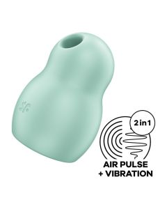 Satisfyer Pro To Go 1 Luchtdruk Vibrator - Mint